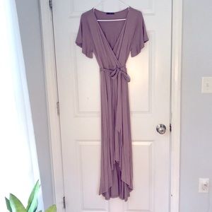 West Kei  wrap maxi dress